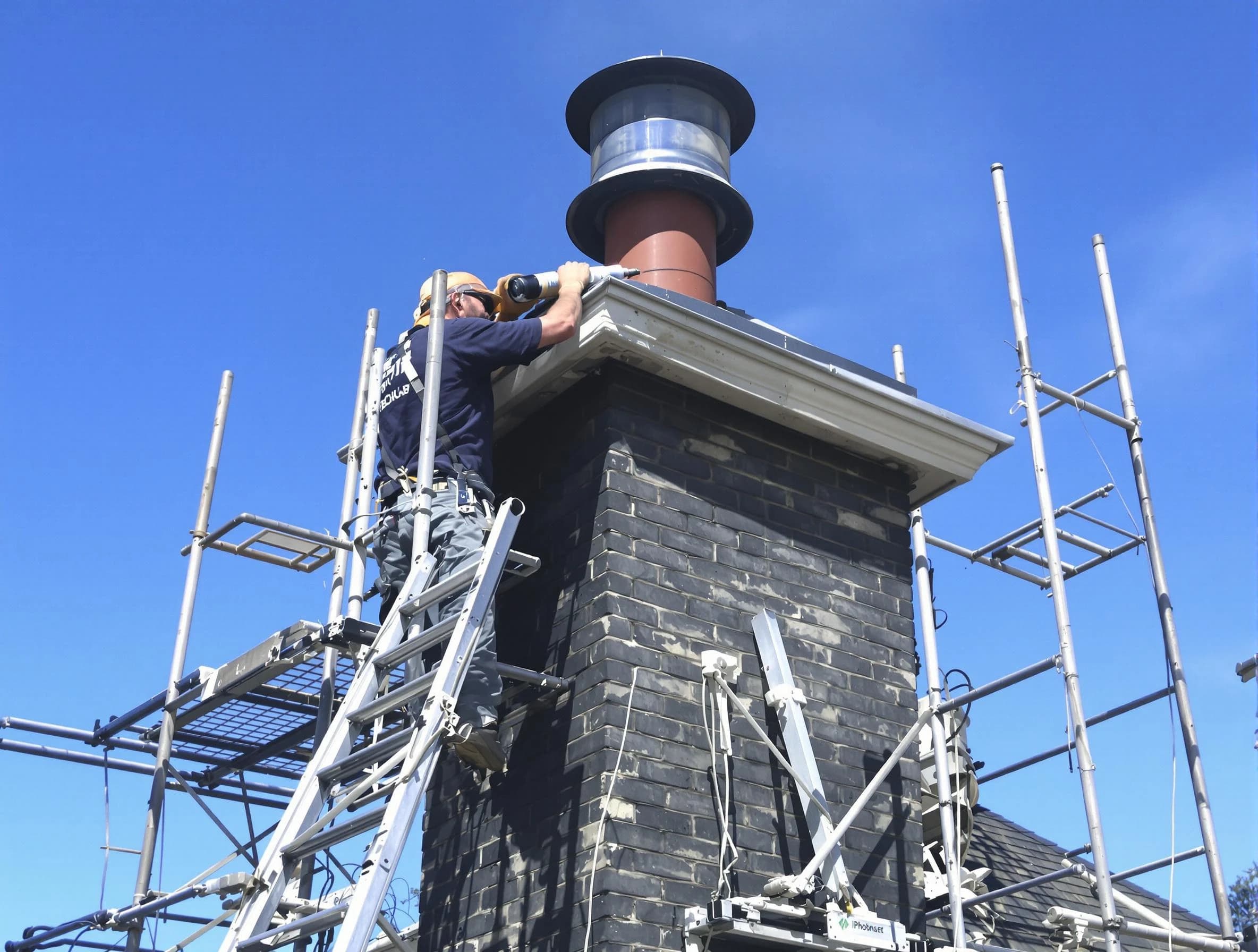 Sturdy chimney crown finished by Wyndham Chimney Sweep in Wyndham, VA