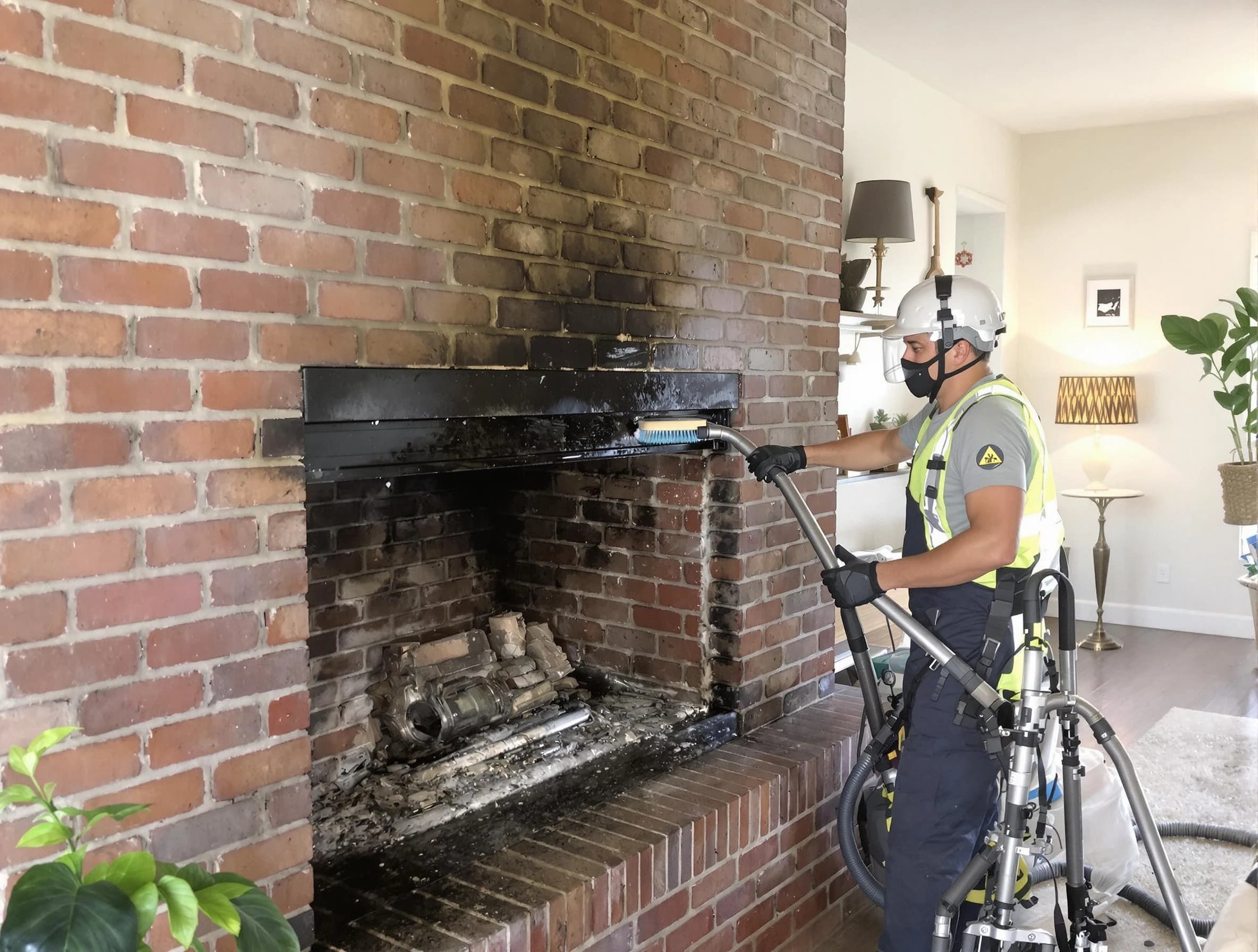Wyndham Chimney Sweep providing fireplace cleaning services in Wyndham, VA