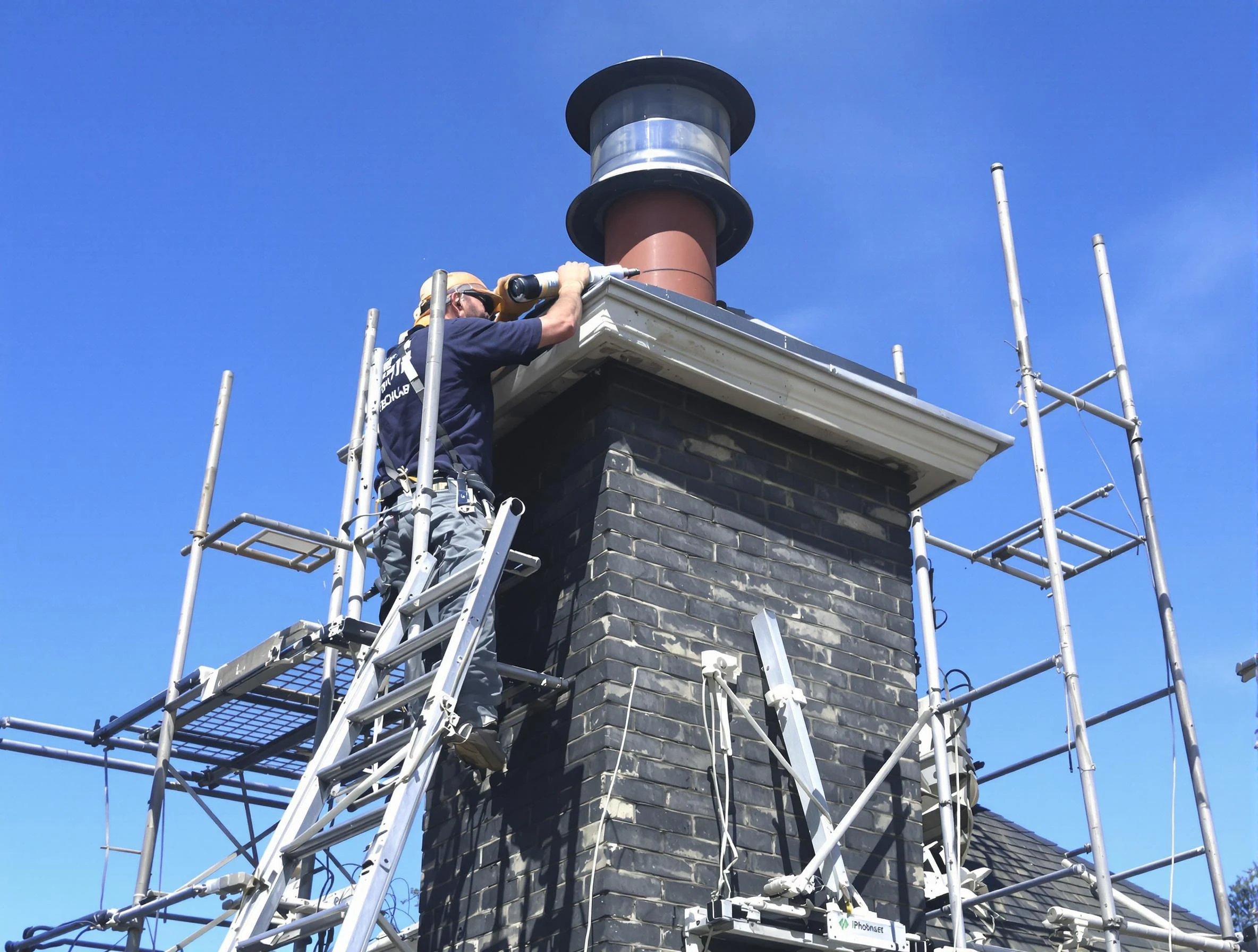 Sturdy chimney crown finished by Wyndham Chimney Sweep in Wyndham, VA