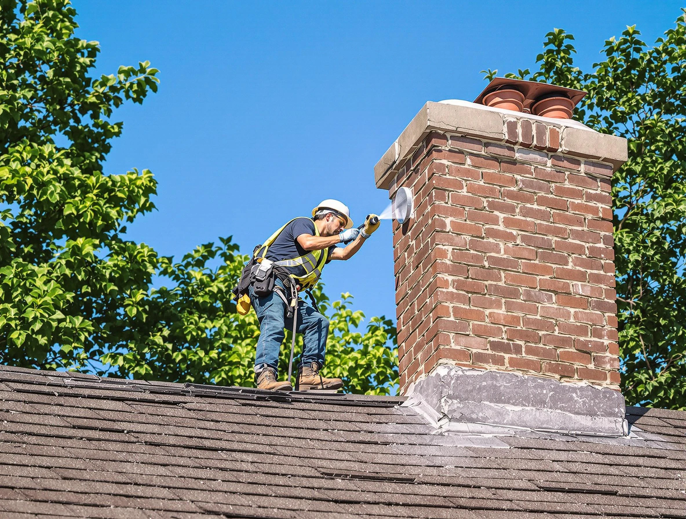 Wyndham Chimney Sweep performing an inspection with advanced tools in Wyndham, VA