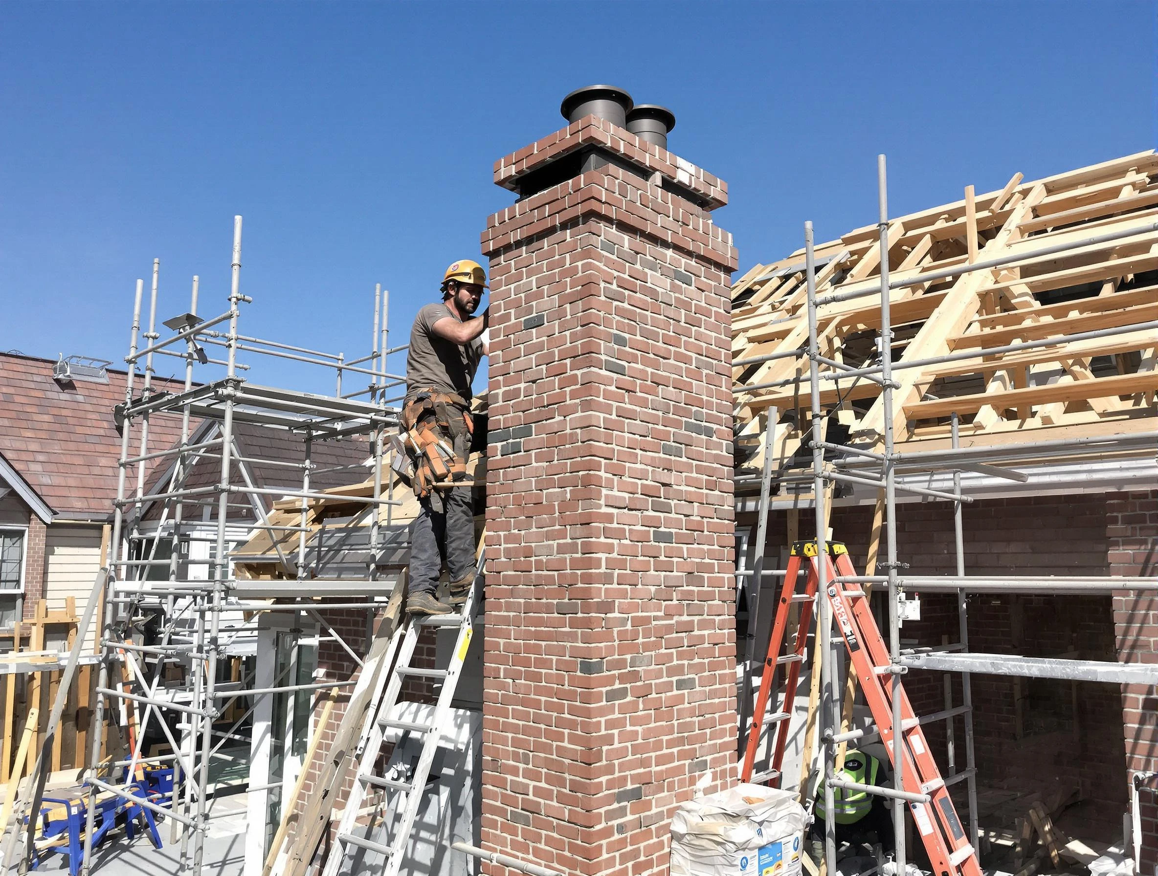 New chimney installation completed by Wyndham Chimney Sweep in Wyndham, VA